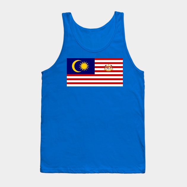 Malaysia Flag Tank Top by Historia